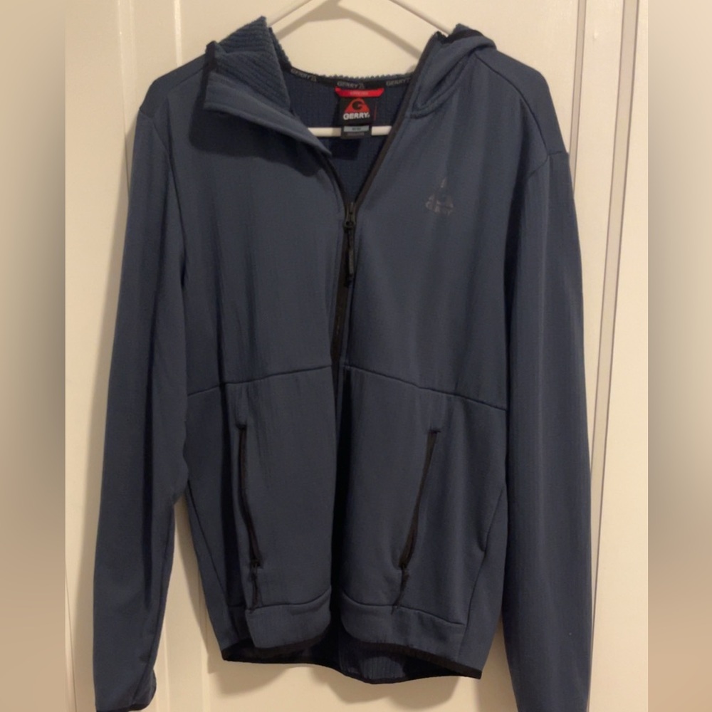 Fleece zip up sweatshirt